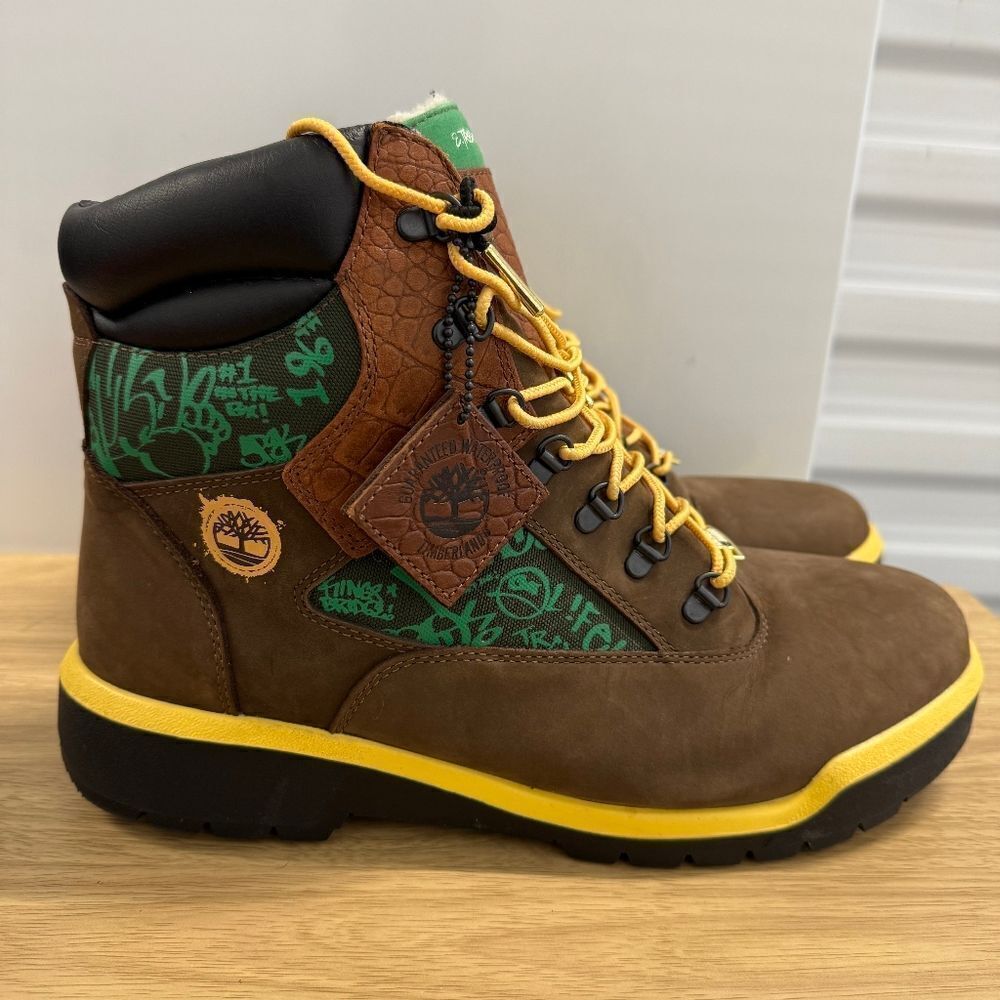 Timberland Boots Showtime Edition Desus & Mero New York Rare Men's Size 12